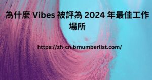 為什麼 Vibes 被評為 2024 年最佳工作場所