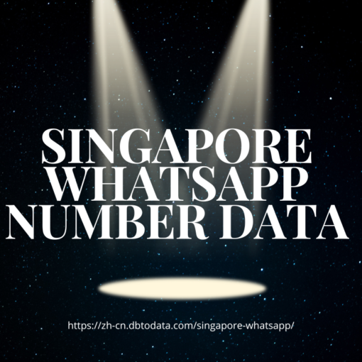 新加坡 WhatsApp 号码数据